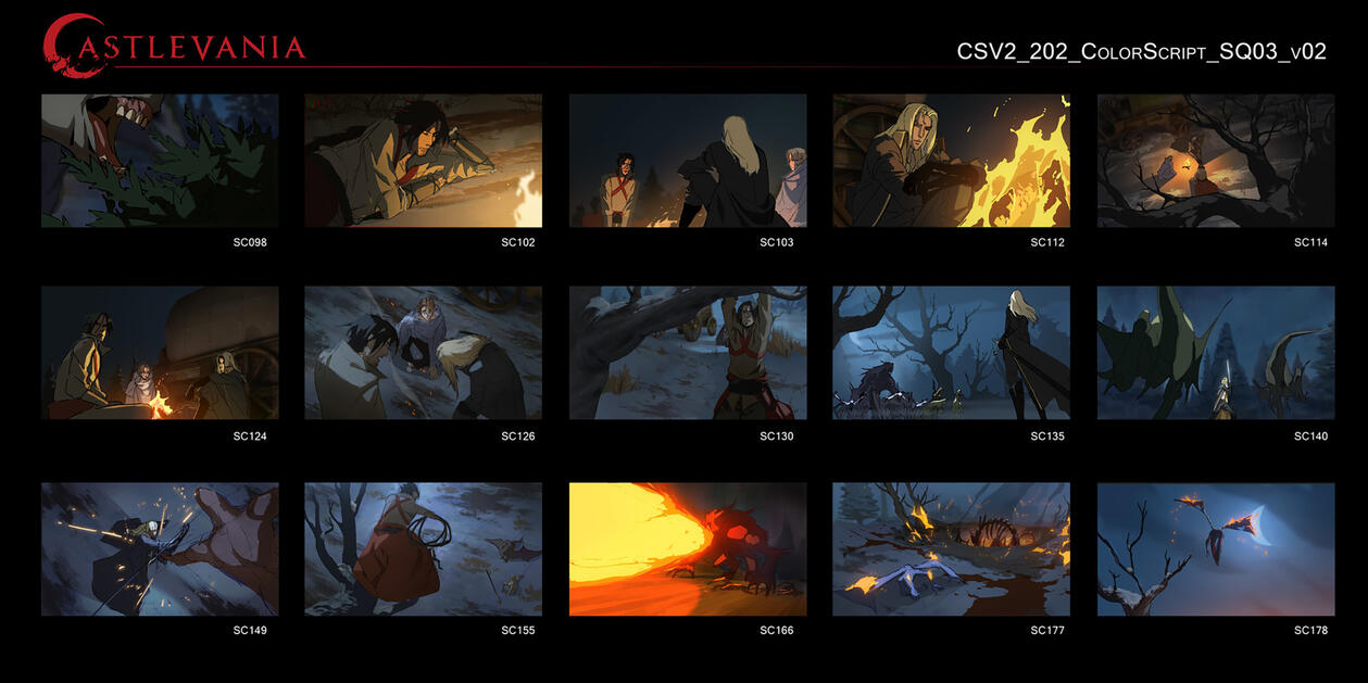 Castlevania Color Script 01